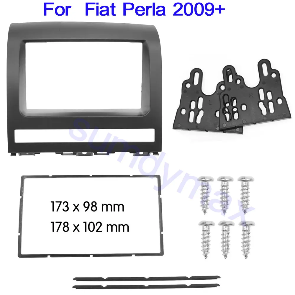 

2din Автомобильная радиоустановка Fascia Для Fiat Perla 2009, автомобильная панель, монтажная панель, комплект облицовки