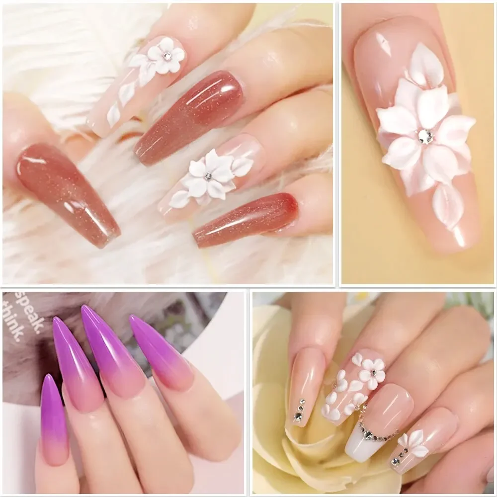 Acrylic Nail Kit Set Acrylic Powder Kit With Nail Lamp Acrylic Nail Glue Glitter Powder Nail Tips Nail Art Tool Kit 3