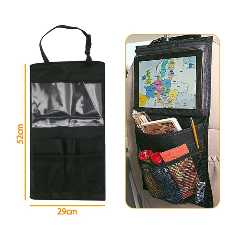 Auto Rücksitz Organizer mit Tisch Halter 9 Lagerung Taschen Sitz Zurück  Protektoren Kick Matten für Kinder Kleinkinder 2 Pack Zubehör - AliExpress