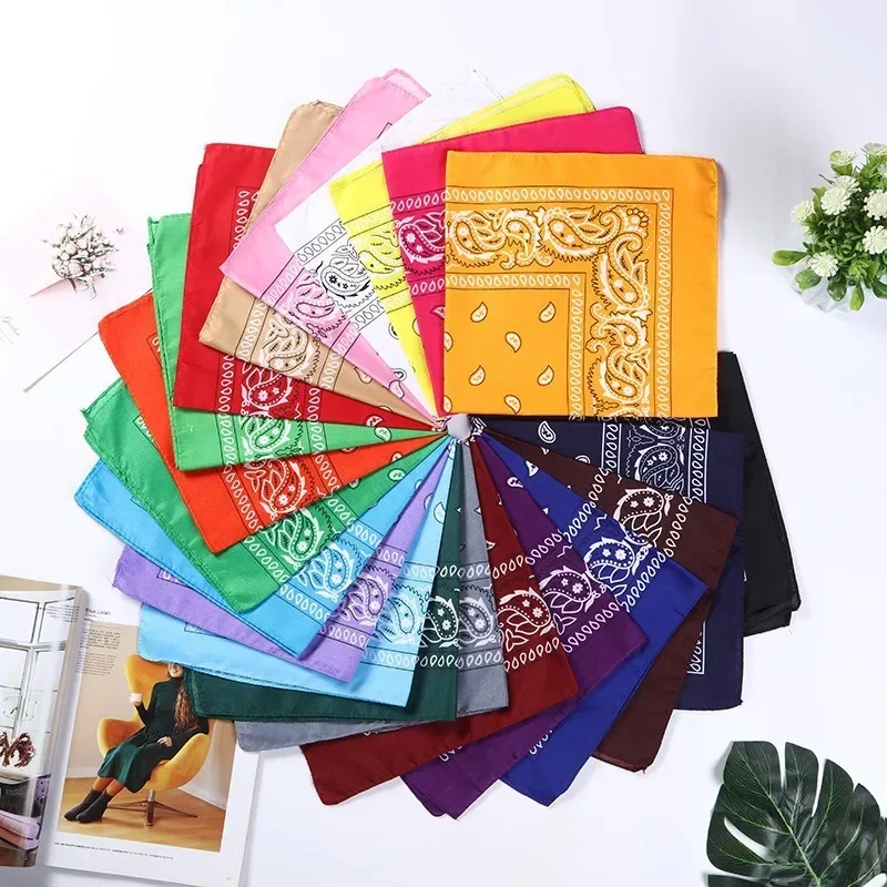 Description Picture 4 of itemHip Hop Bandana 23 Styles Man Women Fashion Outdoor Headbands Hair Band Wrist Wraps Hair Scarves High Quality Hair Accessories