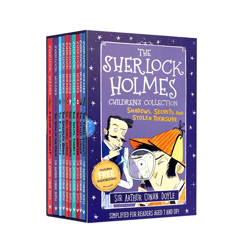 

The Sherlock Holmes Children's Collection: Shadows, Secrets and Stolen Treasure 10 Book Box Set