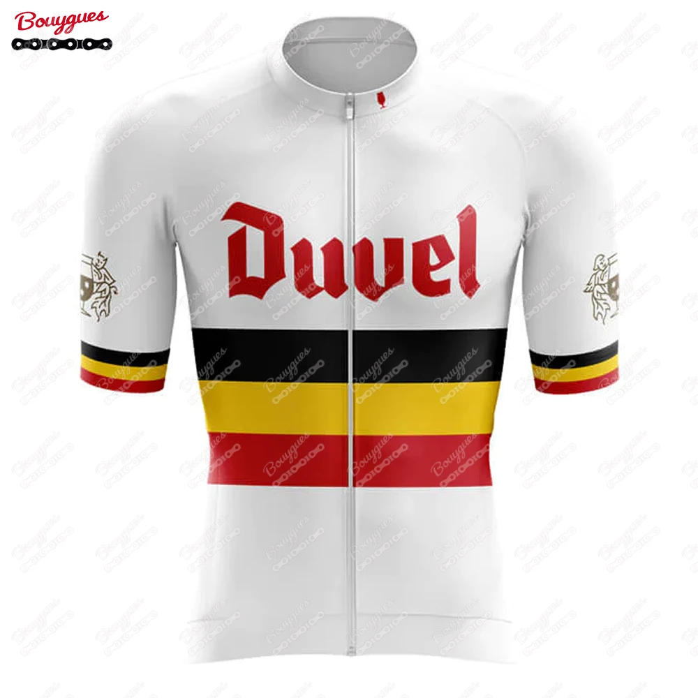 thumbnail image 1 of Duvel - Maillot de ciclismo para hombre, manga corta, reflectante, para ciclismo de montaña, descenso, equipo profesional, novedad de verano, 1 of 5