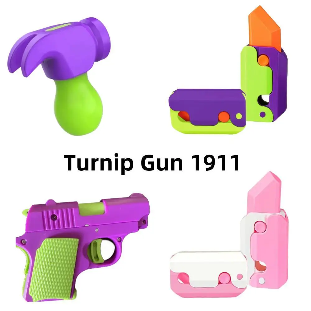 

Mini 1911 Children's Toy Gun 3d Model Gun Kid's Toy Gun Non-firing Bullets Toy Gun Rubber Band Launcher Collection Gift