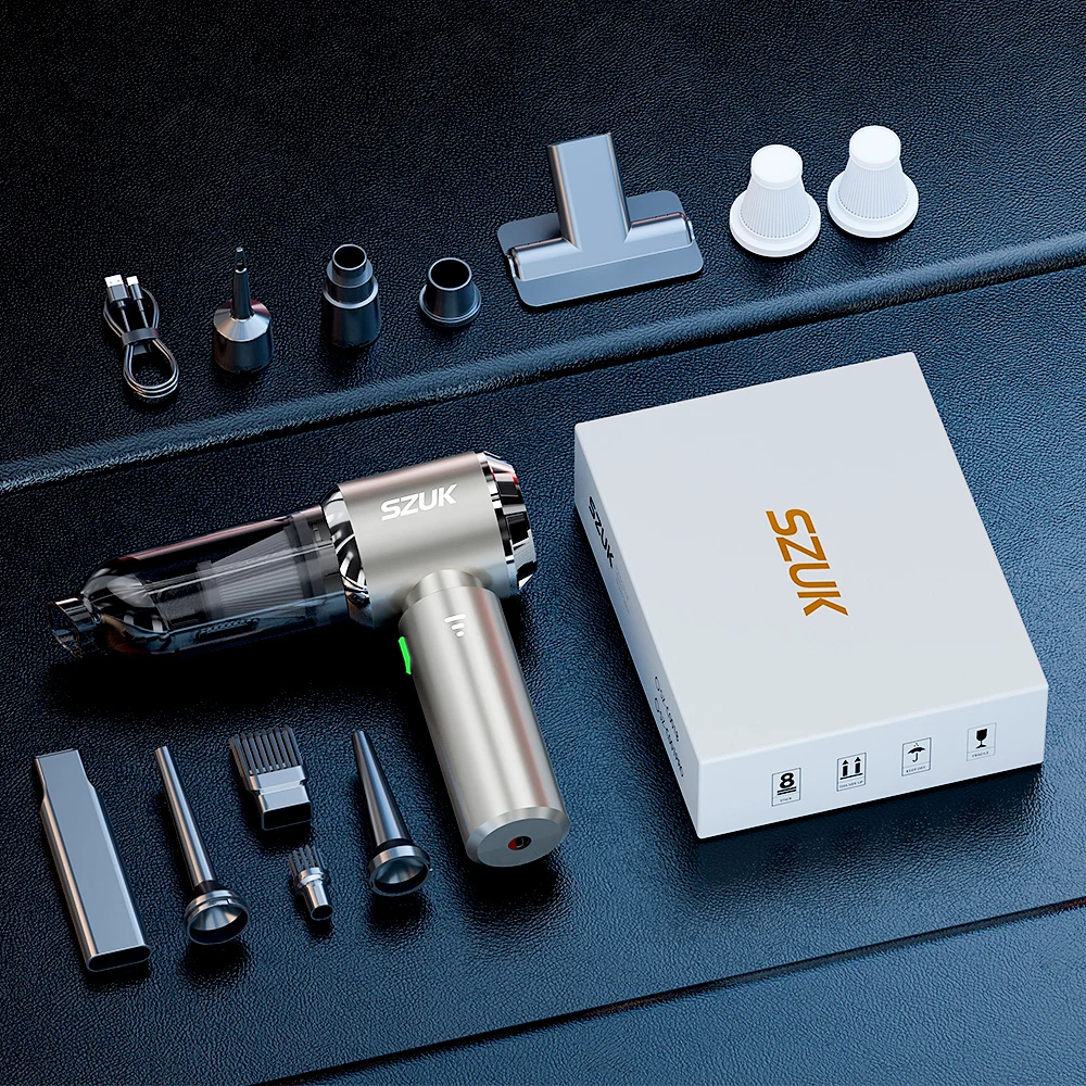 مكنسة كهربائية للسيارة جديدة من SZUK موديل 2025، ص...