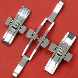 Stainless Steel All - Steel Butterfly Watch Clasp with Army Flag Design (Size 5x23mm)