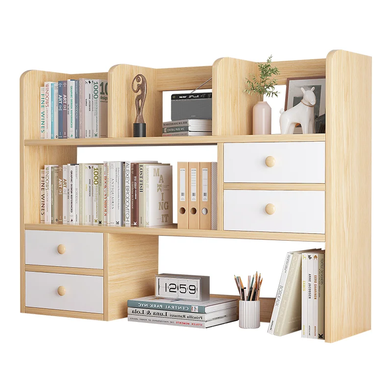 Simple Desktop Bookshelf and Storage Shelf Office Desk Multi-Layer Storage Shelf Student Dormitory Desk Small Bookcase