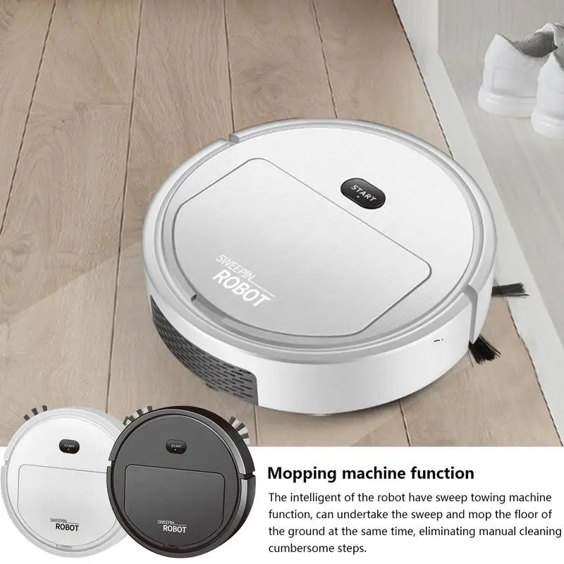 

Vacuum Cleaner Robot 2 in 1 Vacuum and Mopping Robot Cleaner Multiple Cleaning Modes and Self-Charging for Hard Floor and Carpet