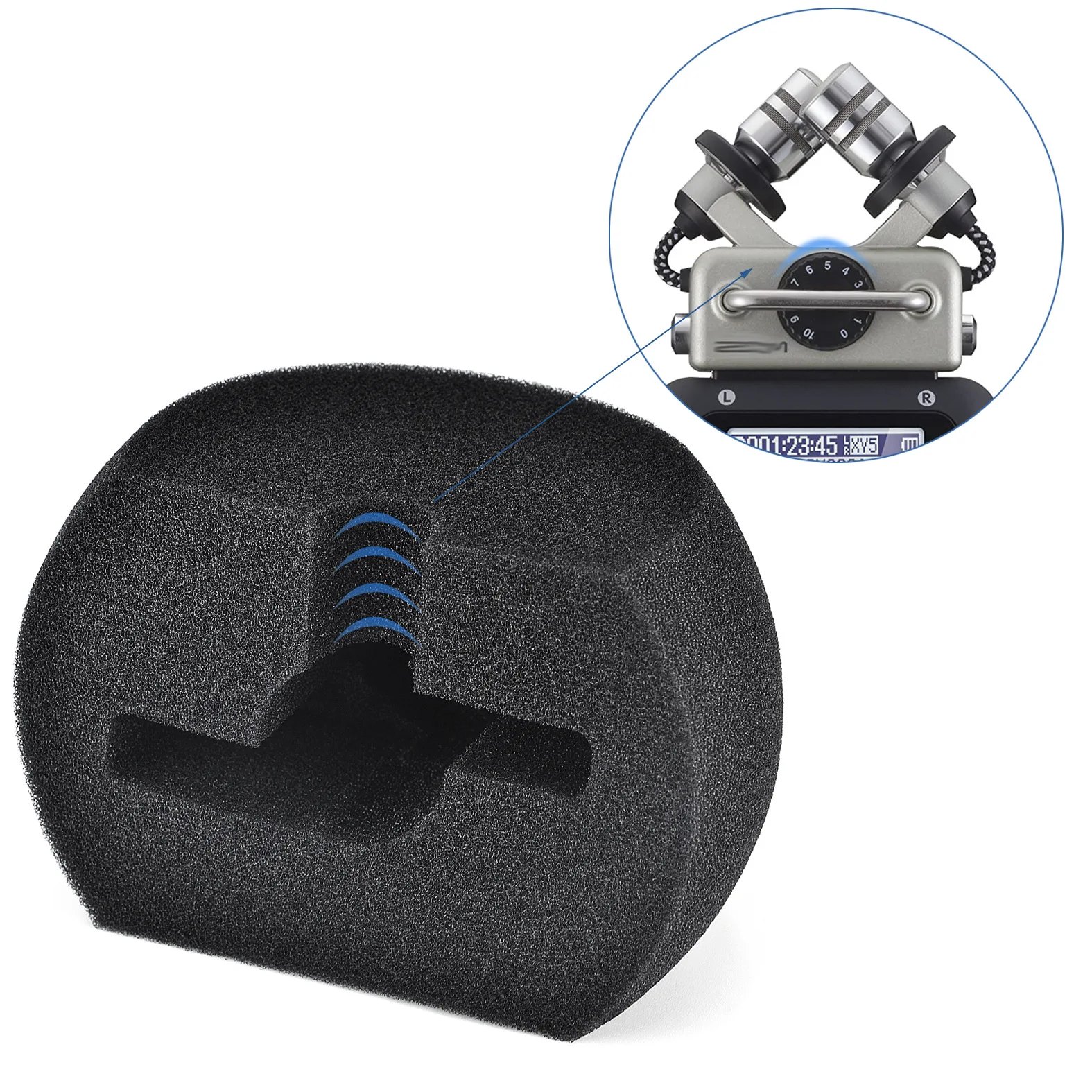 Per Zoom H5/H6/H8/Xyh-6/Xyh-5 Copertura Antipolvere Per Microfono Copertura In Spugna Per Parabrezza