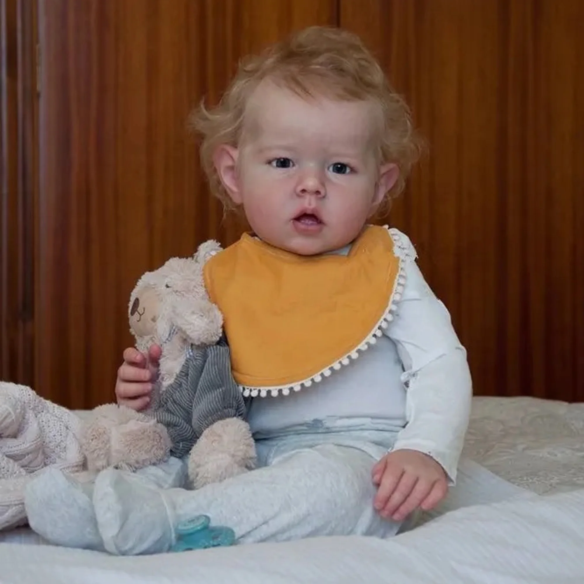 Npk 19Inch Al Geschilderd Afgewerkt Herboren Baby Pop Levi Wakker En