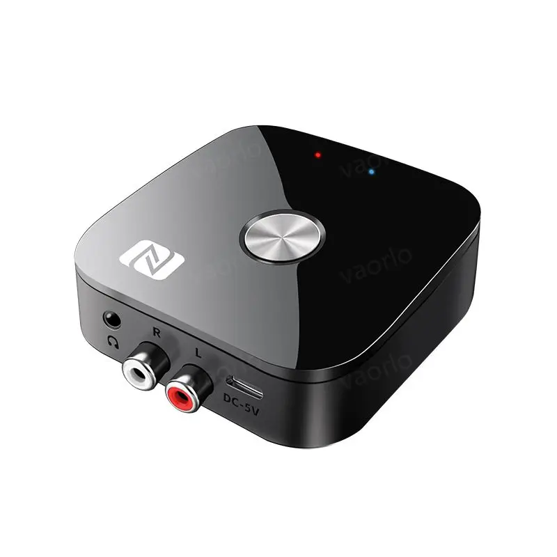 NFC Bluetooth 5.3 Audio Receiver 3.5mm AUX R/L RCA Stereo HIFI Music Wireless Ad