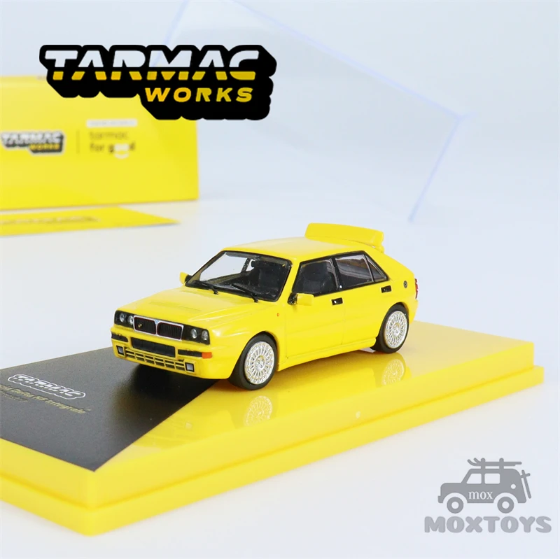 

Tarmac Works 1:64 Lancia Delta HF integrale Giallo Ginestra Diecast Model Car