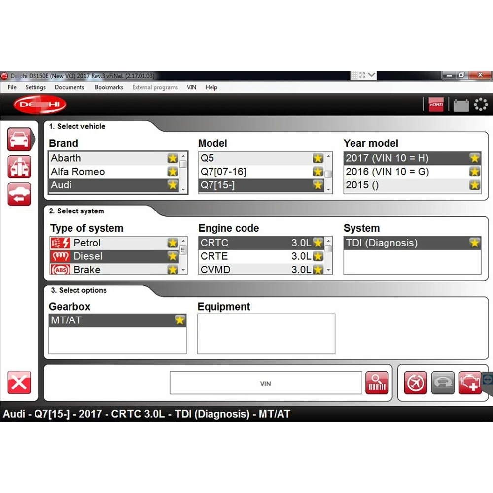 Newest Delphi 2017 r3 Car Diagnostics Software Codings OBD2 Del-phis 2021.10b with keygen Software DS 150e Compatible Bluetooth 3