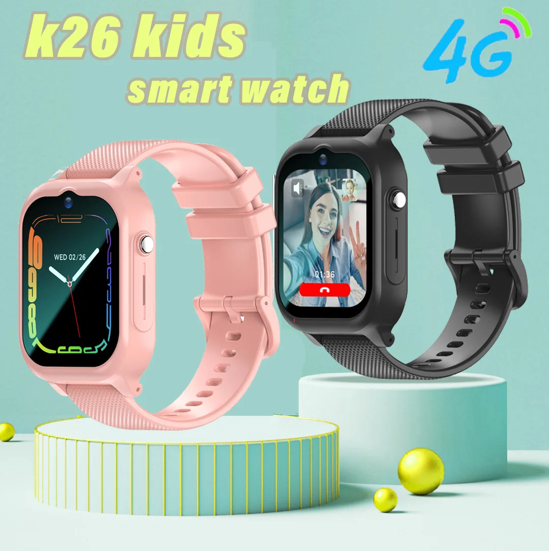 K26 4G Smart Watch for Kids GPS WiFi Video Call SOS Monitor da C mera k26-4g-smart-watch-for-kids-gps-wifi-video-call-sos-monitor-da-c-mera