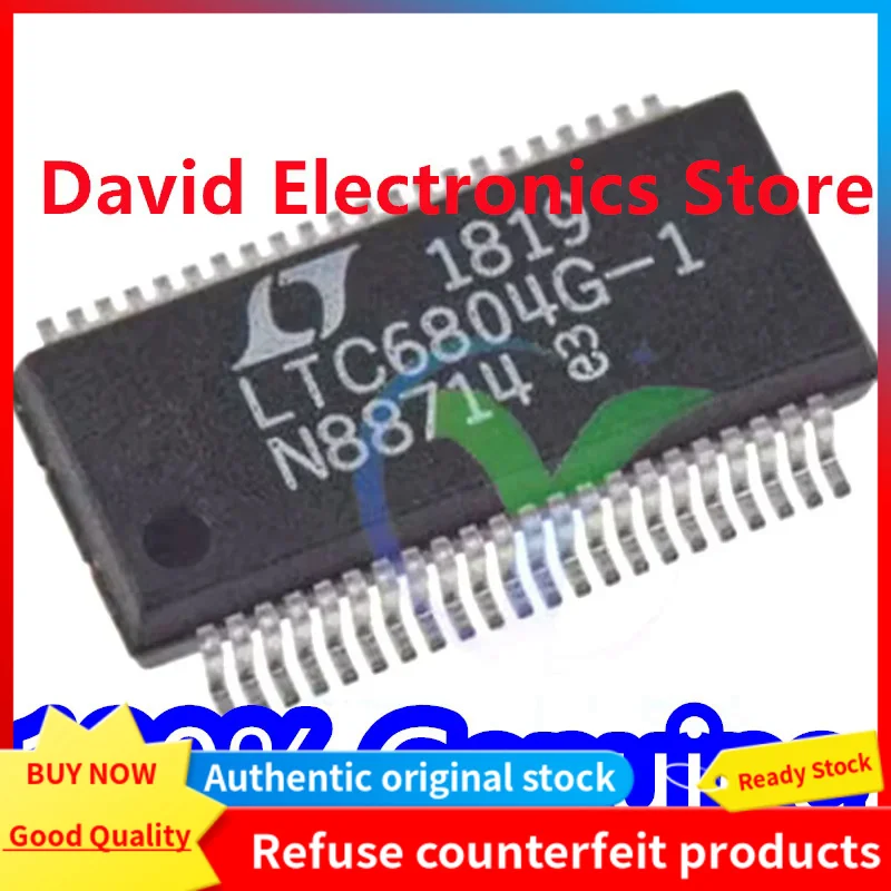 

5PCS New original LTC6804IG-2 LTC6804G-2 packaged SSOP48 battery pack monitor chip LTC6804IG-1 LTC6804G-1