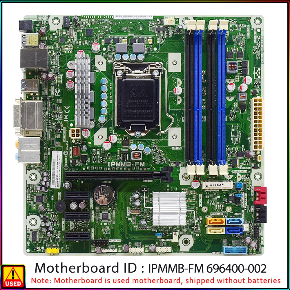 

FOR IPMMB-FM 696400-002 HP Formosa H9-1000 Desktop Motherboard S115x