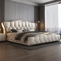 180X200 cm meubles de chambre complets roi ensemble têtes de lit double complet chambres de mariage pas cher pleine taille lit queen cadre de lit 4