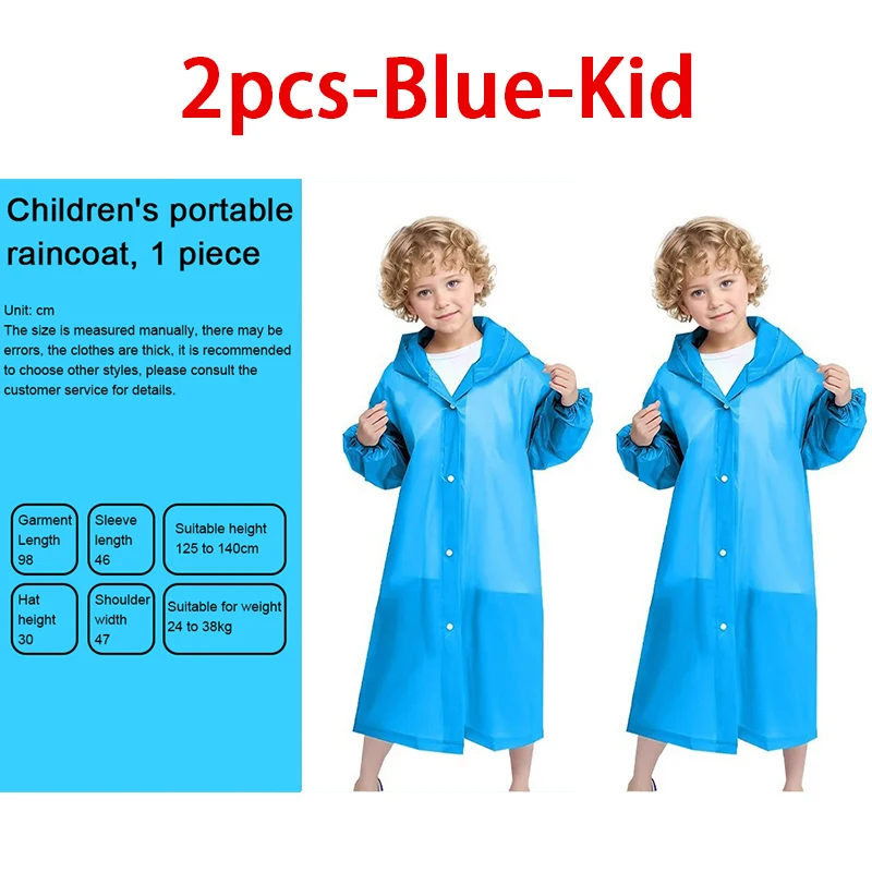 Children's Yellow Waterproof Raincoat Poncho