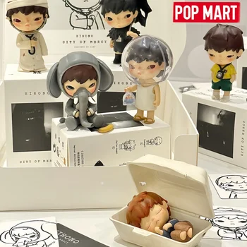 POP MART Hirono City of Mercy Series Blind Box Guess Bag Mystery Box Toys Dolls Desktop Ornaments Collection Action Figure Gifts 1