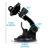 Car Suction Cup Holder Car Mount For GoPro Hero 13 12 11 10 9 8 Insta360 SJCAM SJ4000 AKASO DJI OSMO Action Camera Accessories - Image 2