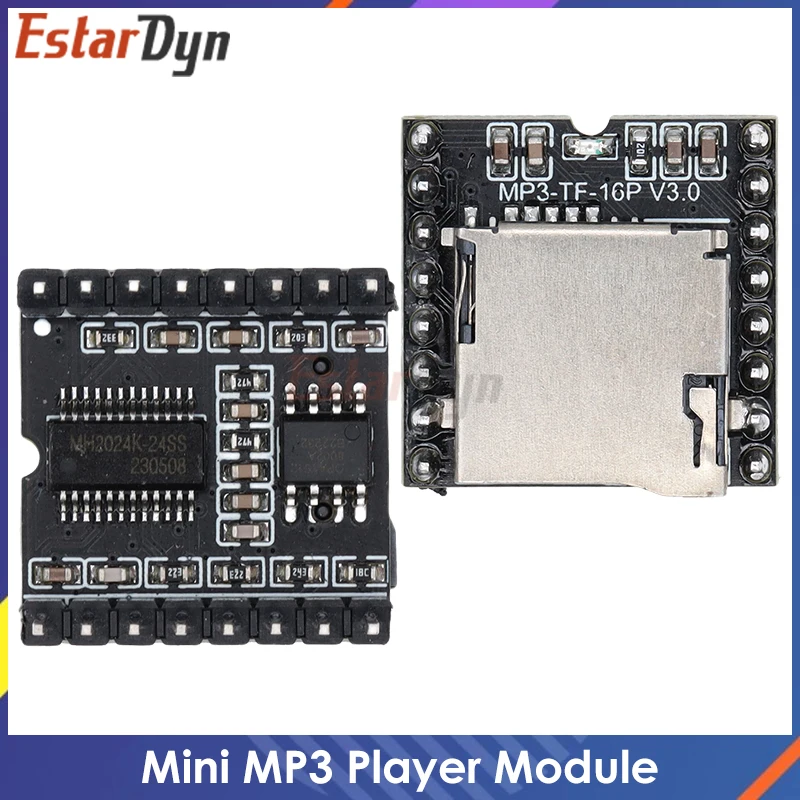 EstarDyn-DFPlayer-Mini-MP3-Player-Module-V3-0-16P-TF-Card-U-Disk-DF ...