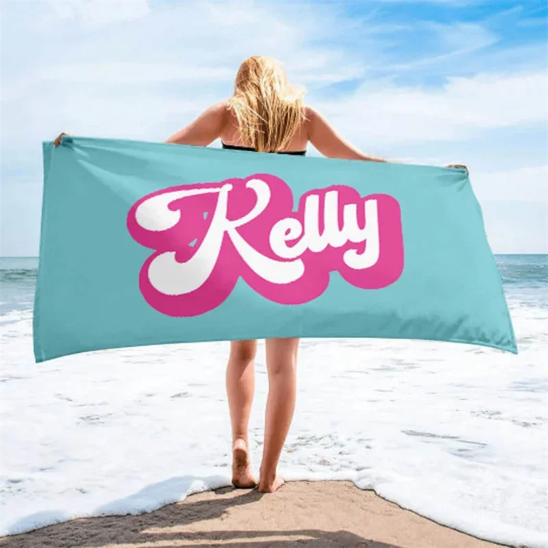 Custom Name Colorful Beach Towel 5 | Custom Name Colorful Beach Towel 5