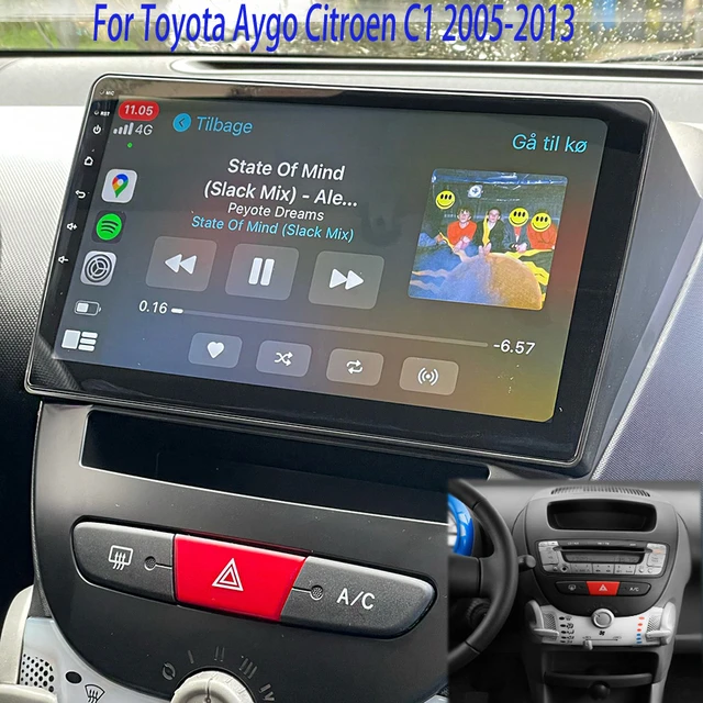 For Toyota Aygo Citroen C1 05-13 AI Voice Android 11 Car Video Player Radio Upgrade Autoradio GPS CarPlay Auto big screen _ - AliExpress Mobile