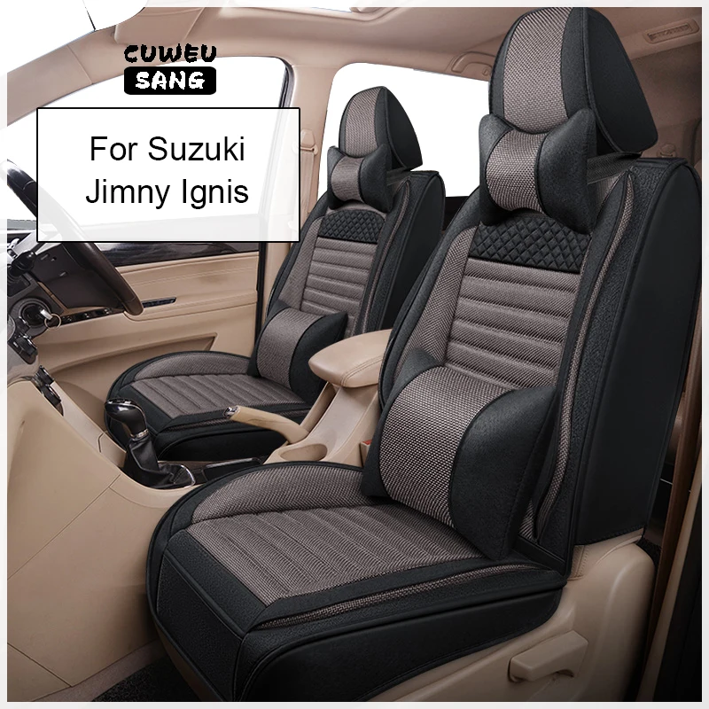 CUWEUSANG Car Seat Cover For Suzuki Jimny Ignis Auto Accessories