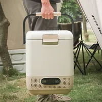 Réfrigérateur de voiture avec compresseur à usage touristique, congélateur vertical, réfrigérateur domestique et extérieur, 12 litres 6