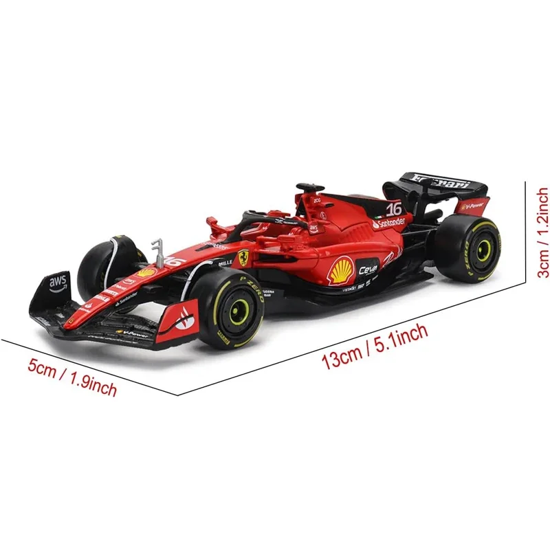 Bburago 1:43 F1 Ferrari SF23 SF24 # 16 # 55 Die Casting Model Car Toy Collection First order equation Las Vegas 16 SF23 Monza 55 3
