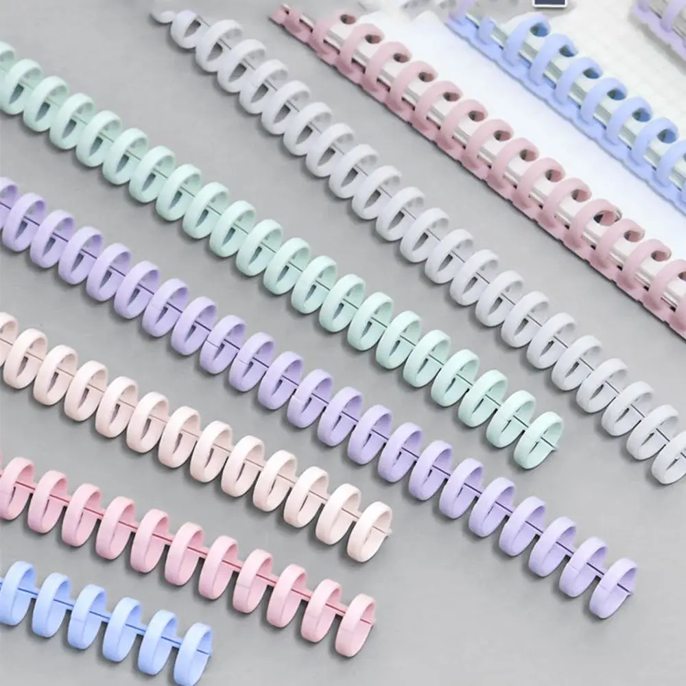 바인딩 콤 바인딩 클립 앨범 바인더 30홀 원형 링 A4 노트 바인딩 클립 스크랩북 바인더 루즈리프 종이책