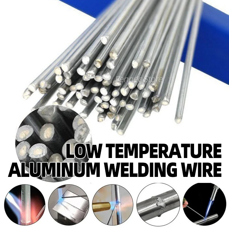 1.6/2.0/2.5mm Welding Rods Copper Aluminum Iron Stainless Steel Cored Universal Solder Wire Electrode 50-200pcs
