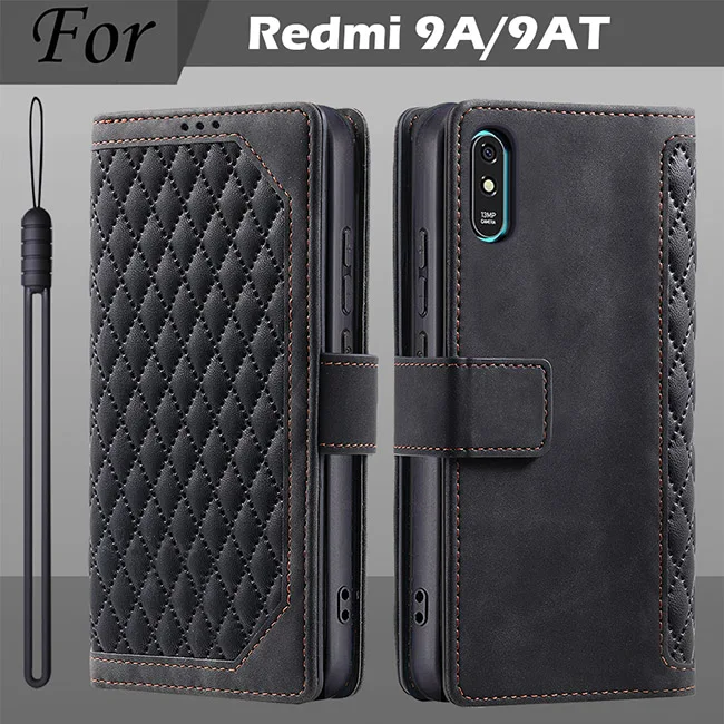 Magnetic Flip Leather Wallet Phone Case with Card Holder and Cover s