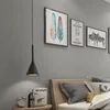 Modern Led Pendant Lights Black White E27 for Kitchen Fixtures Bedroom Table Dining Room Hanging Lamp Lampshade Home Chandelier 2