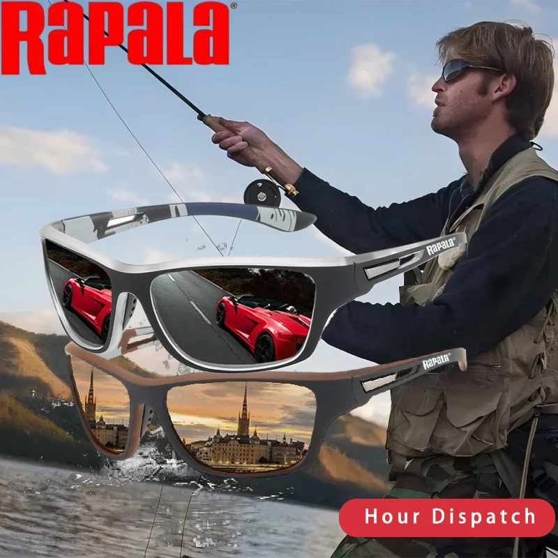 Polarized Sunglasses Rapala Men Women Driving Shades Male Hiking Cycling Sun Glasses UV400 Eyewear