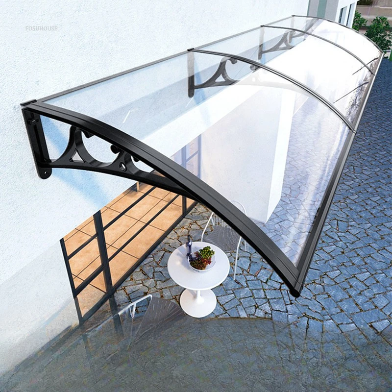 Modern Aluminum Alloy Awning for Outdoor Rain and Sun Protection Design Awnings Creative Household Awning for Vegetable Plot