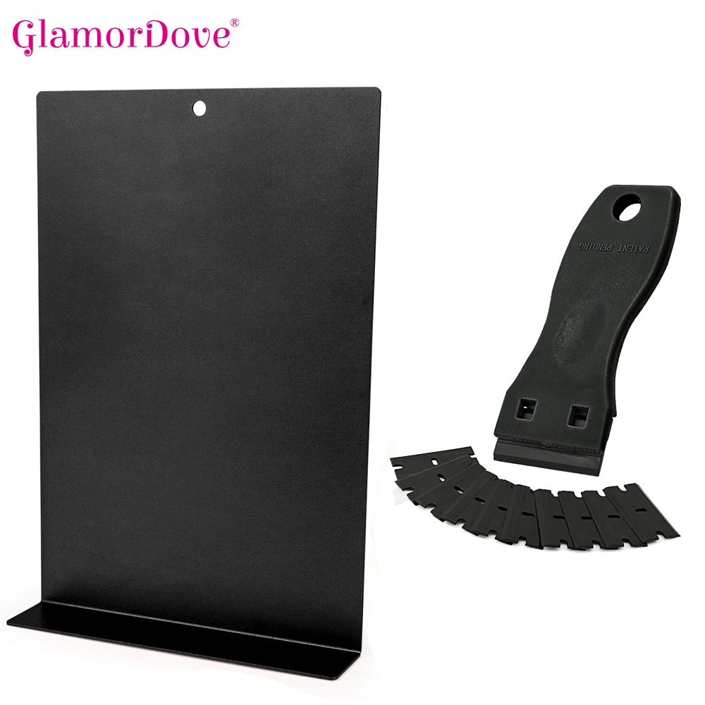 GlamorDove Tape In Hair Extension Tools Plastic Razor Scraper Tape Removal Too Extension Tape