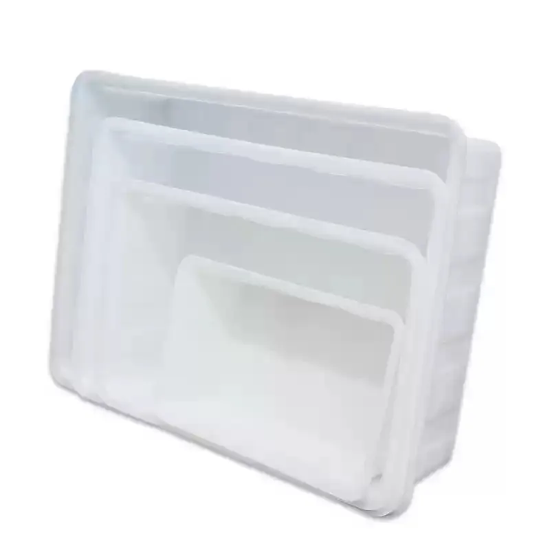 Thiened Large Plastic Square Basin Slower Water Bath Food Basin Turtle Pond Fi Tank Vegetable Waing Basin
