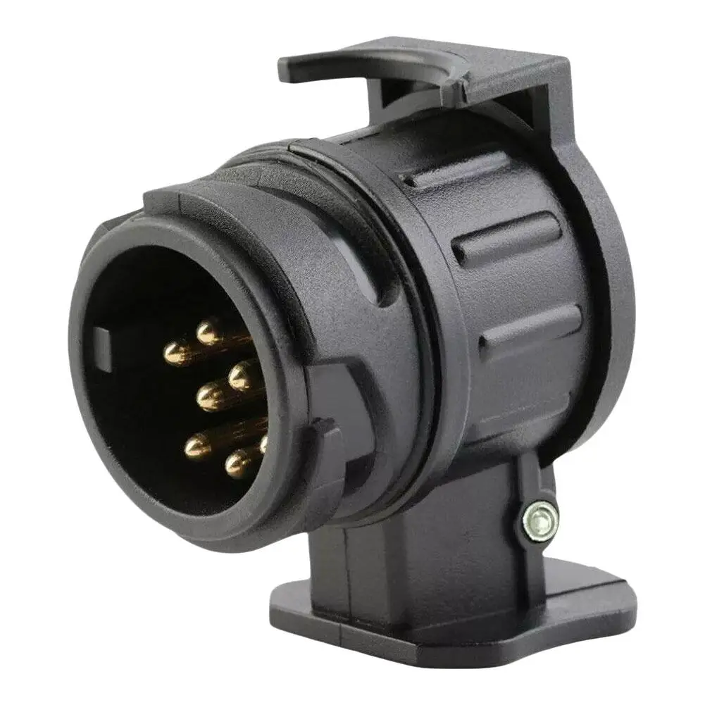 13 To 7 Pin Plug Adapter Trailer Connector 12V Waterproof Trailer Plug Adapter