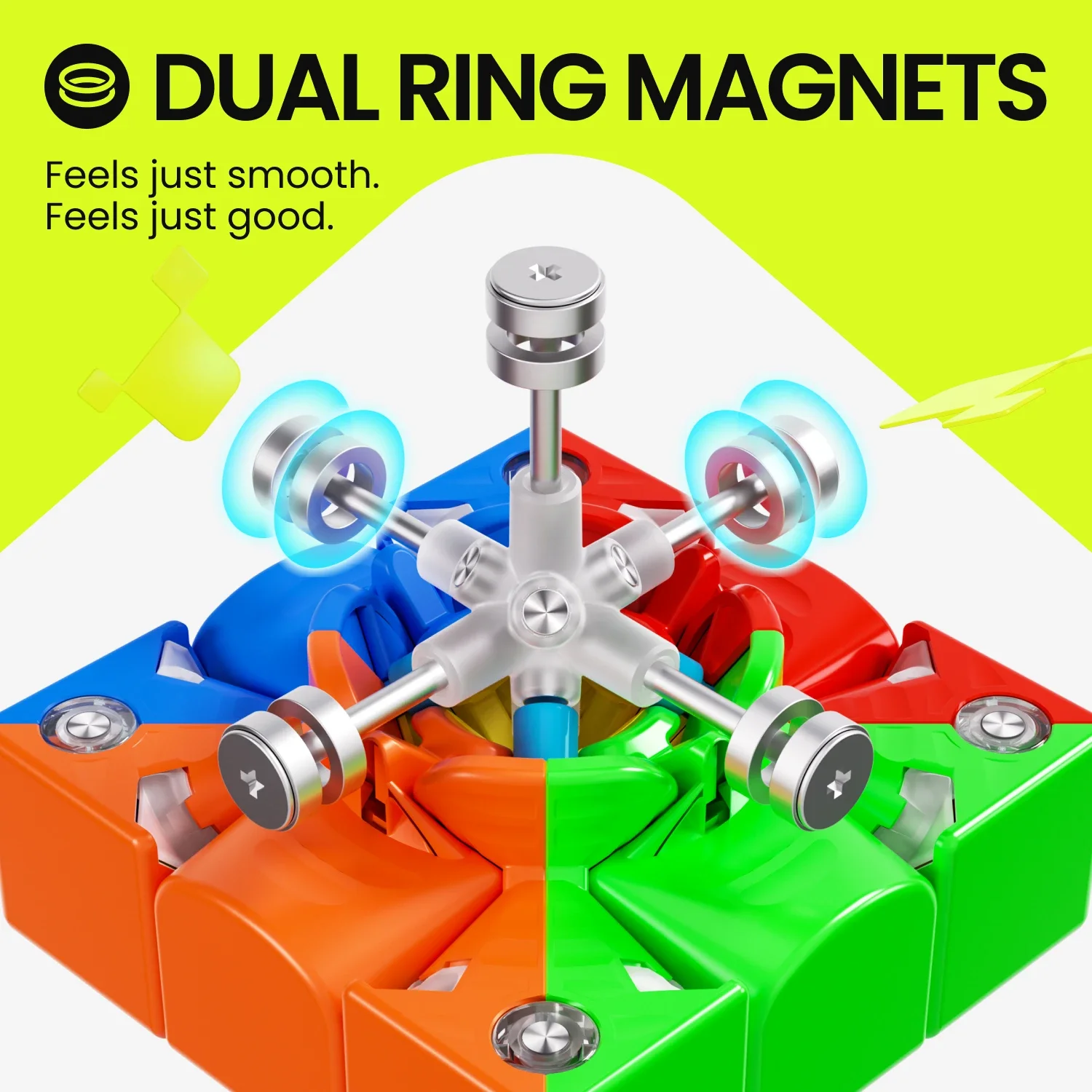 [ECube] Swift Block 3x3x3 Maglev Newly Updated Cube GAN Stickerless Speed Cube Magnetic Profession cubo GAN 355S Educational Toy 3