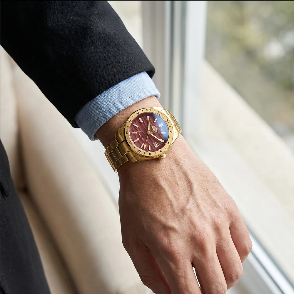 HEROFORCE Orologio da Uomo di Lusso Originale, Elegante e alla Moda, con Vetro Zaffiro, Impermeabile, al Quarzo, con Luce Notturna, Marca di Alta Gamma per il Business - immagine 2