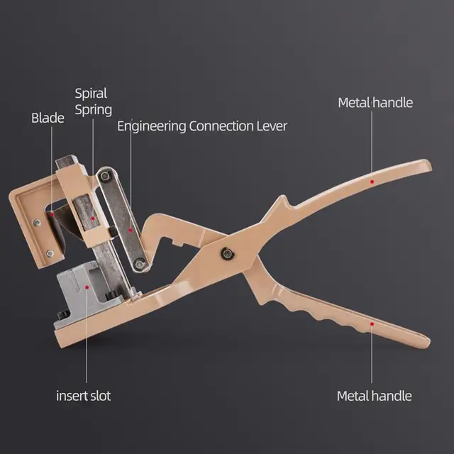 Oltó Készlet V-Vágású Szerszámfa Nem Csúszás Nélküli Fogantyúval Éles Bypass Metsző Olló - Image 2