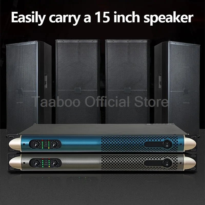 2채널 앰프 112dB 클래스-D 포스트 앰프 2x850W 사운드 앰프 하이파이 디지털 오디오 15인치 스피커 KTV 무대 가정용