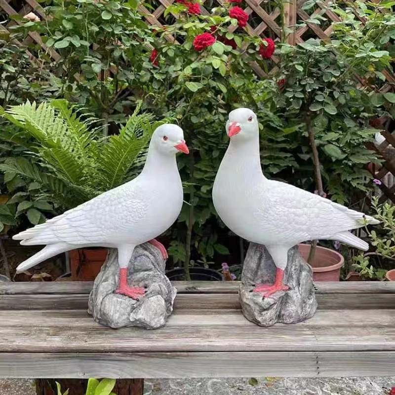 White Dove Decoration Home Decorations for The Room Garden