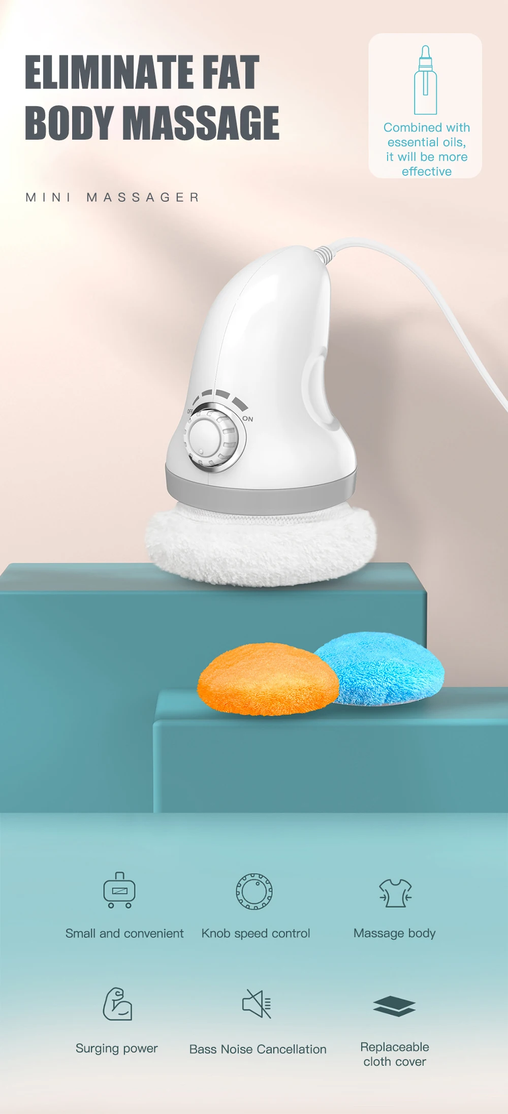 Electric Body Sculpting Massager Derma Roller Systems SA