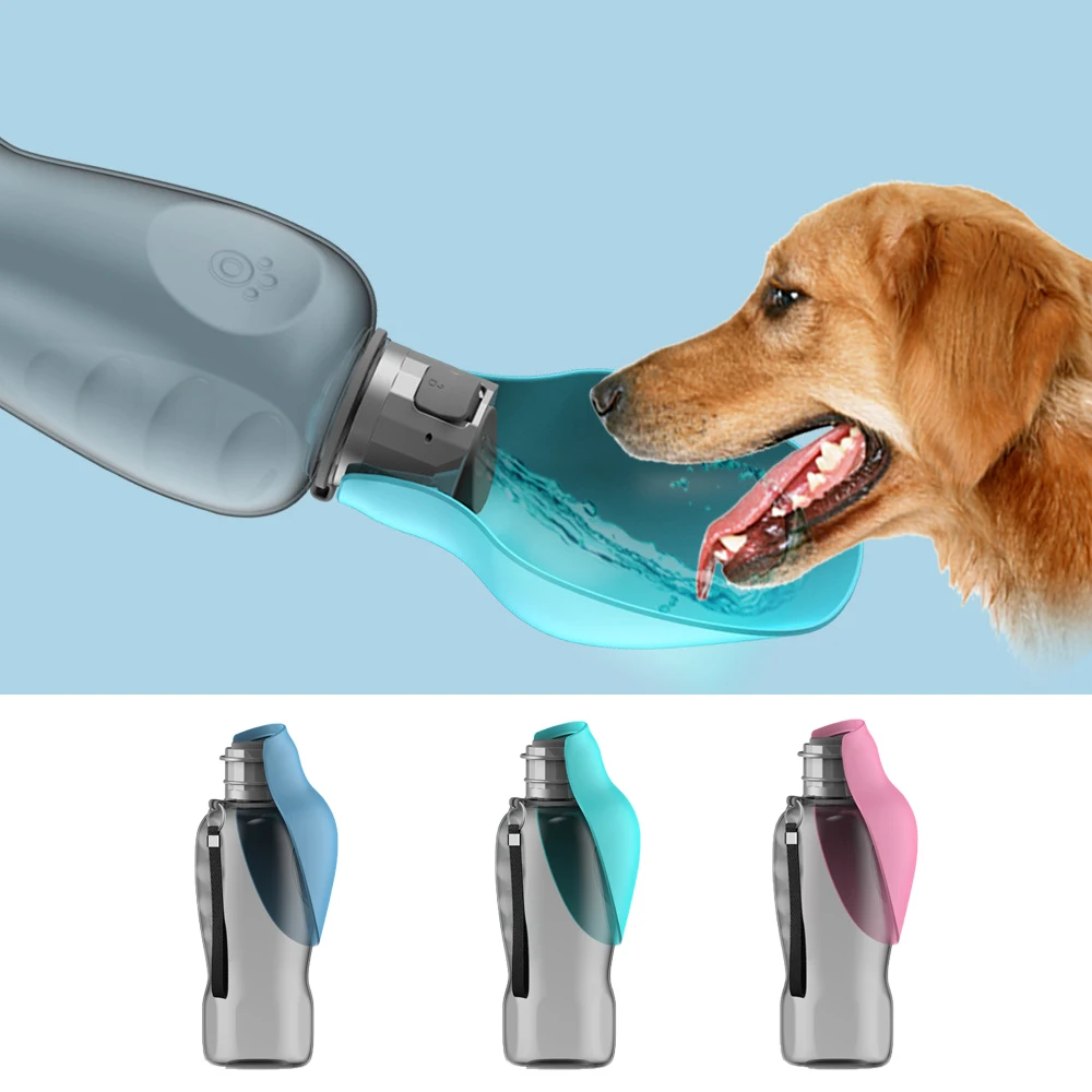 

Pet Water Cup Wide Sink Leaf Shape Dog Portable Water Bottle Outdoor Walking Dog Folding Drinking Bottle Pet Products