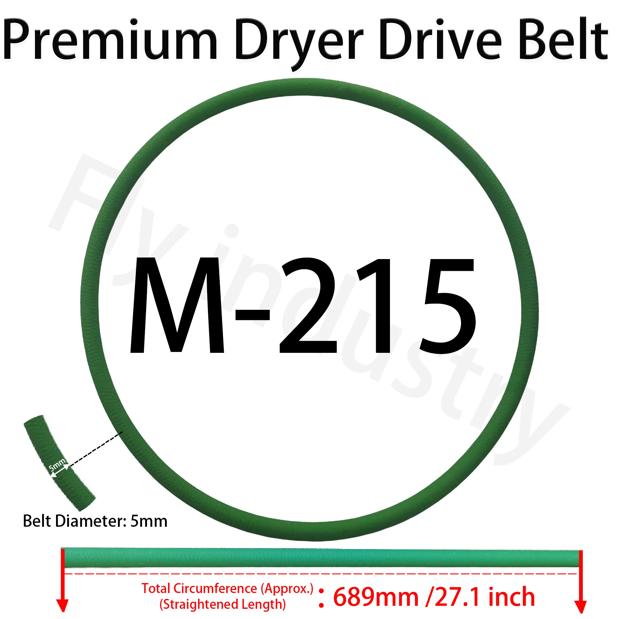 건조기 벨트, 의류 건조기 벨트, 파나소닉 범용 NH-2010TU, NH35-31T, 녹색 원형 벨트 전동 벨트