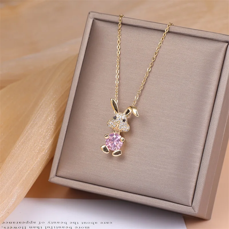 アクセサリー Sparkle Rabbit Necklace CFierce SPARKLE RABBIT NECKLACE – CFierce