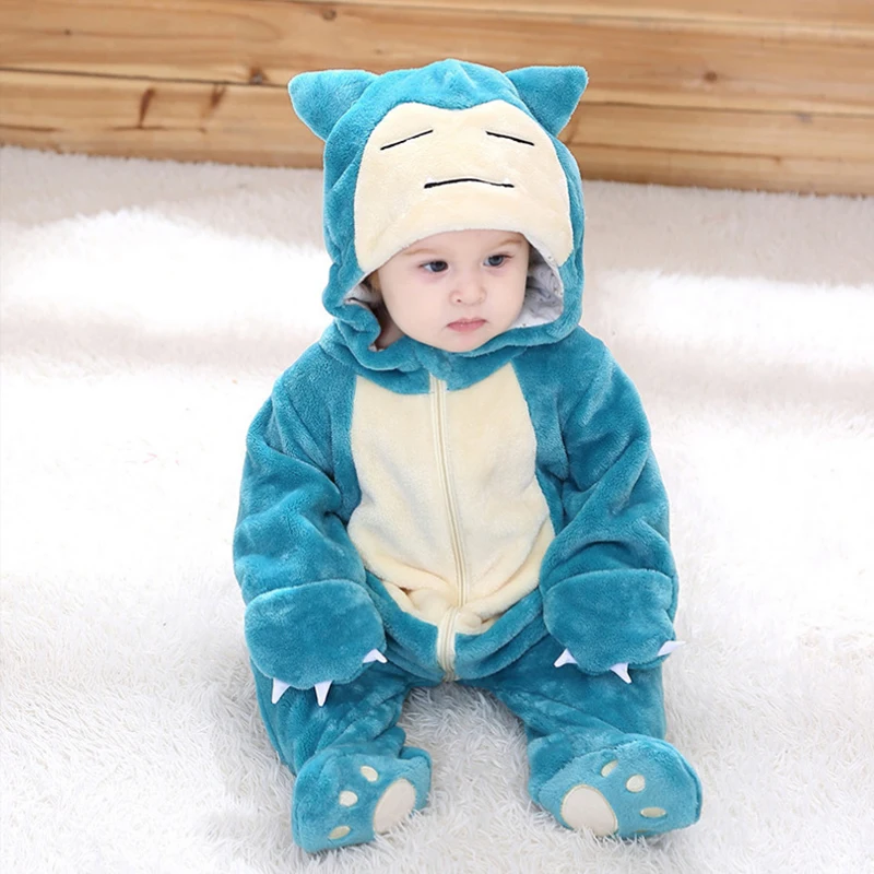 

Autumn Spring Baby Clothes 0 To 24 Months Overalls Infant Romper New Born Boy Girl Cartoon Funny Costume Pajama Soft Warm Outfit