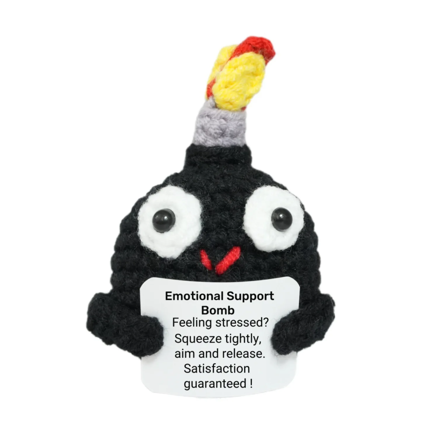 Whimsical Handmade Crochet Owl: Inspirational Decorative Ornament Gift
