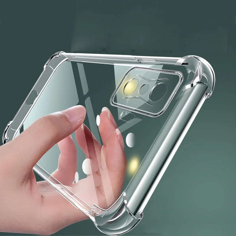 Clear Silicone Soft Shockproof Ring Phone Case